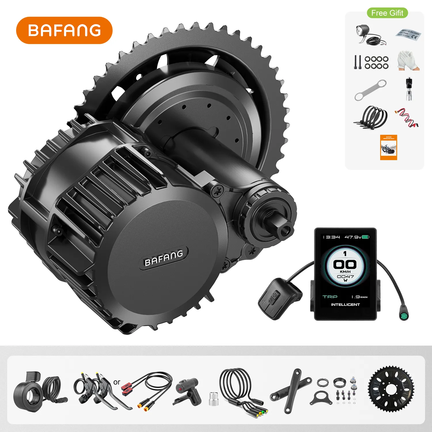 Bafang Bbshd 1000W Conversion Kit - Bafang M615 MM G320.1000 Mesin UART