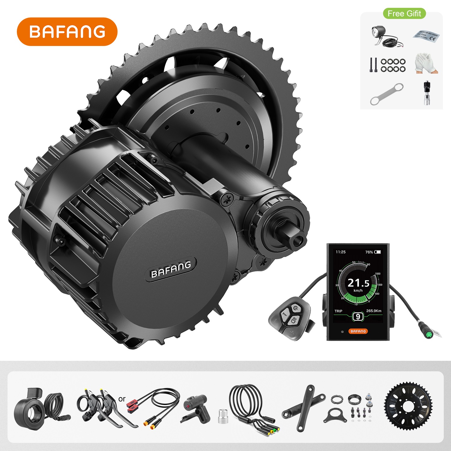 Bafang Bbshd 1000W Conversion Kit - Bafang UART 48V/52V 1000W Motor Mid