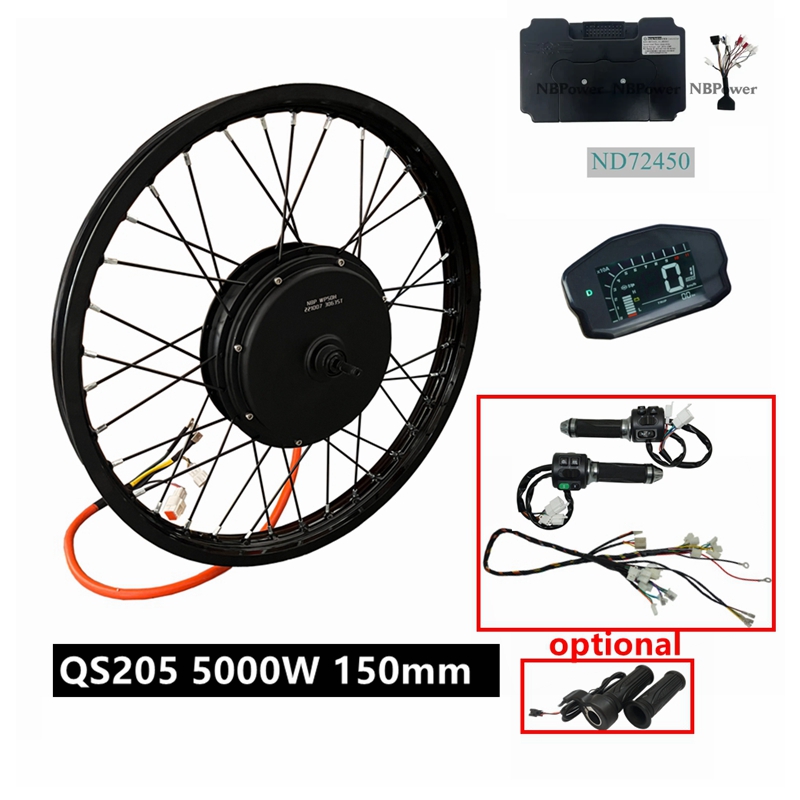 Ebike Conversion Kit 72V 3000W - Kit Sepeda Listrik NBpower/QS205 V3 72v