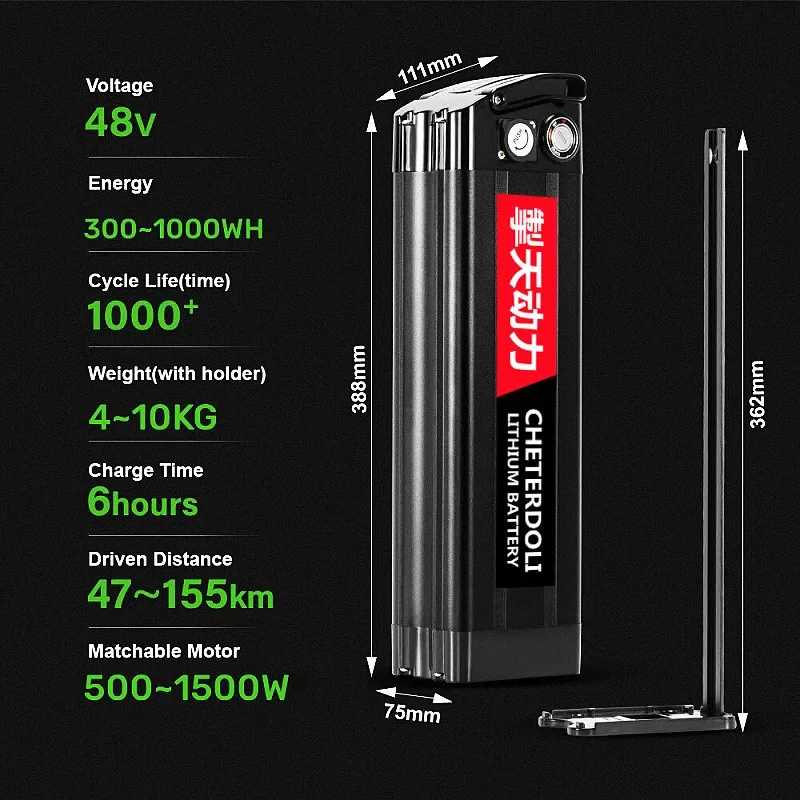 Baterai Lithium Isi Ulang 48V  - Ebike Battery 48V 20Ah Hailong ulasan dan harga